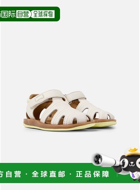 自营camper凉鞋儿童露营车Bicho First Walker-白色 美国奥莱直发