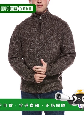 自营WEATHERPROOF VINTAGE Fuzzy 1/4-Zip Mock Neck Sweater - b