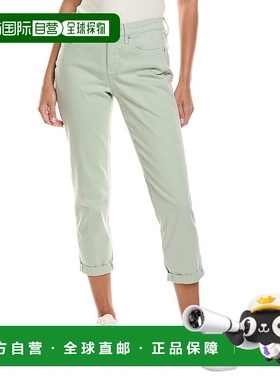 自营NYDJ Tomatillo Petite Margot Girlfriend Jean - green 美
