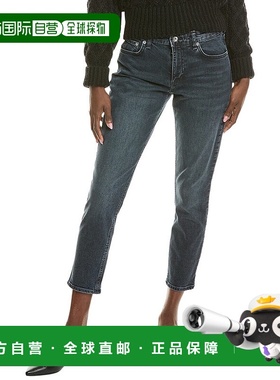 自营 rag & bone Cate 中腰九分紧身牛仔裤 - 蓝色 美国奥莱直发