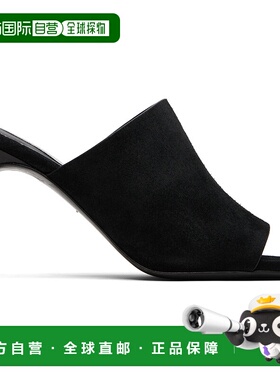 1h可退 香港直邮潮奢 TOTÊME 女士 黑色 Velour-Leather Bandeau