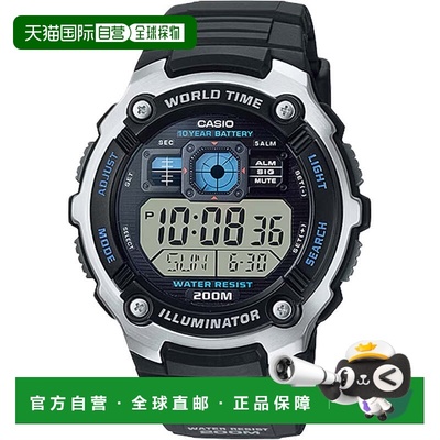 自营Casio Men’s Digital Watch with Black Dial - AE-2000W-1A