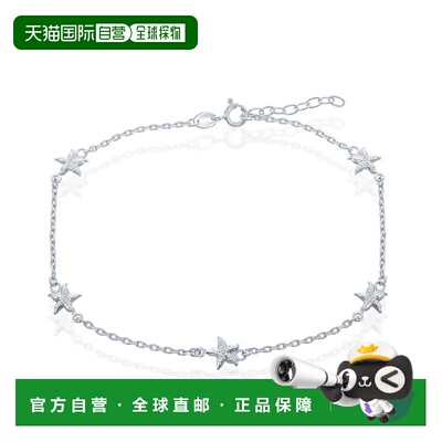 自营simonaSterling Silver Starfish Anklet silver 美国奥莱直