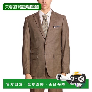 Ashton Modern Fit 自营Paisley beige Gray Jacket 美国奥莱