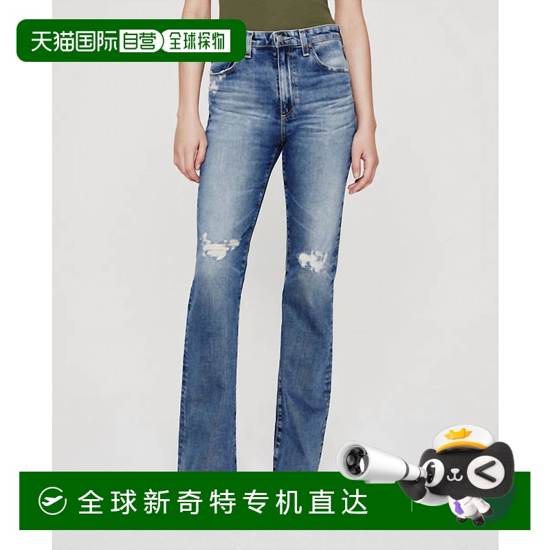 自营 ag jeansAlexxis Bootcut牛仔牛仔裤17年泻湖被毁-17年泻湖