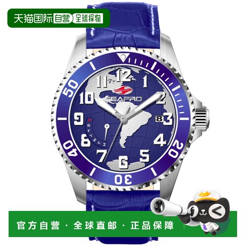 自营Seapro Men's Voyager Blue Dial Watch - blue 美国奥莱直发