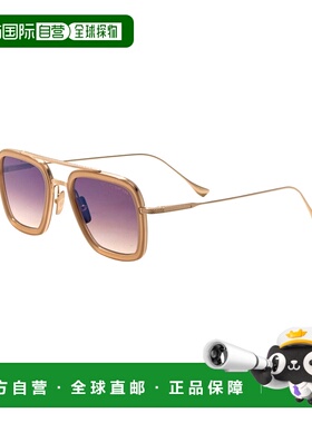 自营Dita Women's 52 mm Gold Sunglasses - white gold dusty pi