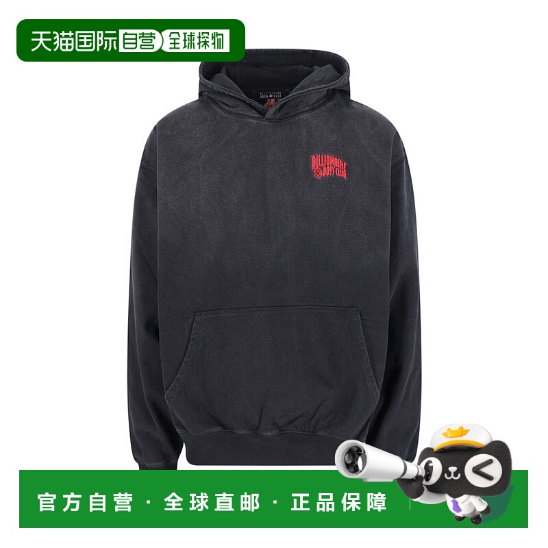 自营billionaire boys clubClassic Black Sweater With Round Ne