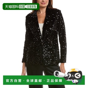 自营Nanette Nanette Lepore Velvet Sequin Jacket - black 美国