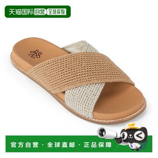 the 天然竹块 sakPenelope 手工钩编 美国奥莱直发 凉鞋 自营