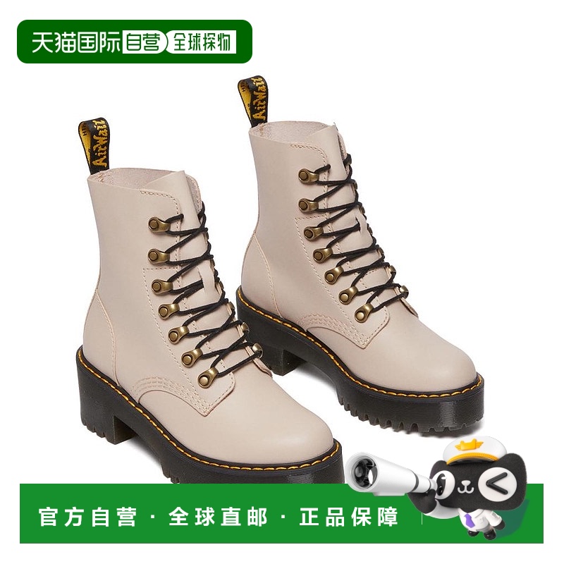 【美国直邮】Dr Martens Leona 女士时装靴 复古黄铜孔眼设计 舒