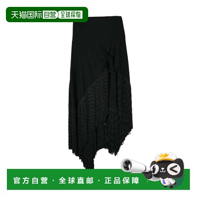 自营philosophy di lorenzo serafiniBlack Viscose Polyamide As