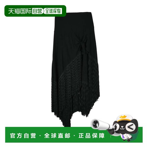 自营philosophy di lorenzo serafiniBlack Viscose Polyamide As