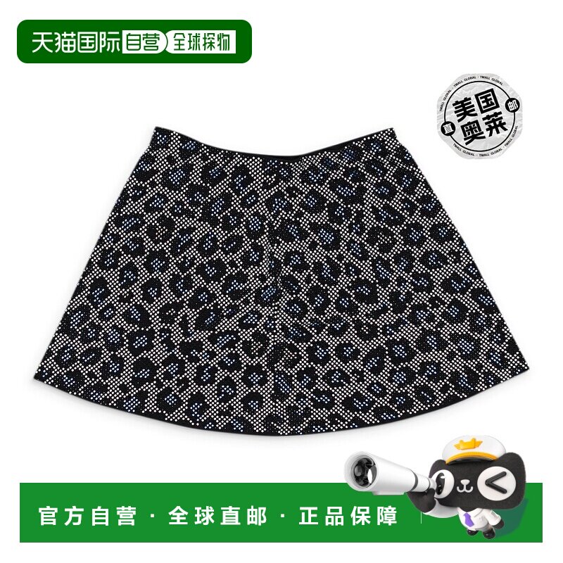 自营 adam selman sport全新带标签 ADAM SELMAN 水晶水钻豹纹蓝