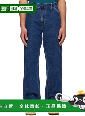 1h可退 香港直邮潮奢 CARHARTT WIP 男士 蓝色 Single Knee 牛仔