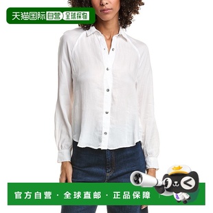 白色 衬衫 美国奥莱直发 Dahl主教袖 自营Bella