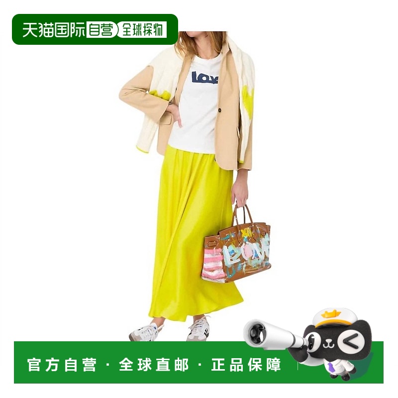自营 kerri rosenthalAli 柠檬黄长裙 - citron 美国奥莱直发
