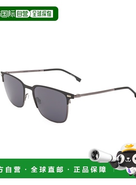 自营Hugo Boss Men's 54 mm Black Sunglasses - matte black 美