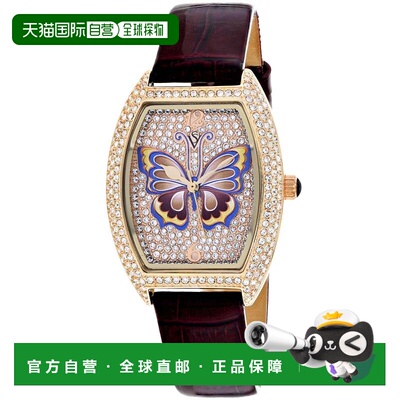 自营Christian Van Sant Women's Papillon Gold Tonneau 36mm -
