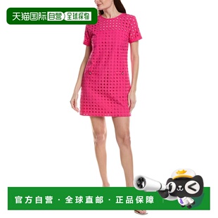 pink 自营CeCe 美国奥莱直发 Dress Shift Circle Eyelet