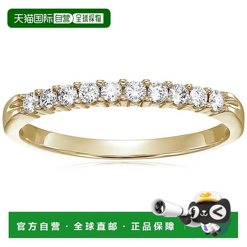【美国直邮】vir jewels  戒指钻石天然婚戒黄金