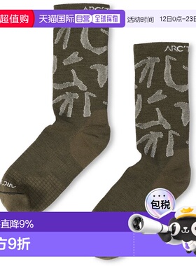 加拿大直邮 始祖鸟Grotto Mid 美利奴羊毛中筒袜