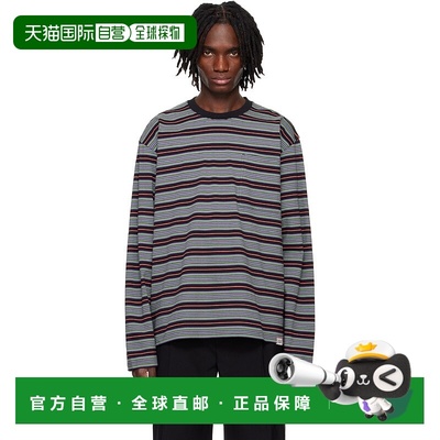 1h可退 香港直邮潮奢 Solid Homme 男士 多色 Long Sleeve Stripe