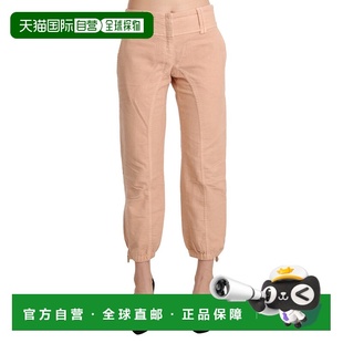 Scervino 米色 中腰九分棉质长裤 长裤 美国奥 女式 自营Ermanno