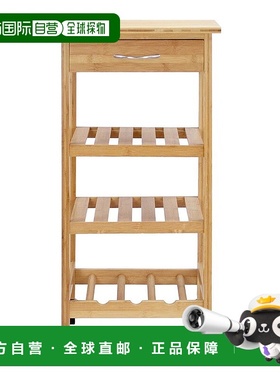 自营 oceanstar海星竹厨房推车 美国奥莱直发