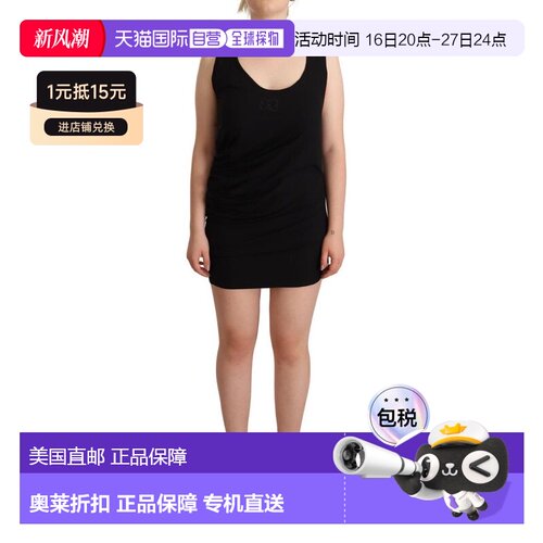 自营Roberto Cavalli Sleeveless Cotton Sheath Mini Women's Dr
