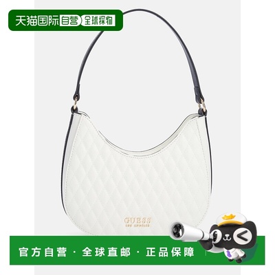 自营 guessEasley Mini Shoulder Bag - milk multi 美国奥莱直发