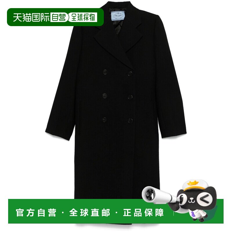 香港直邮Prada/普拉达 双排扣大衣与短大衣 P601S S OOO 15UW F00
