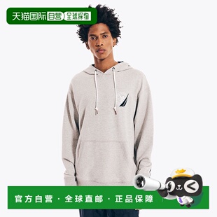 自营 Nautica 男士 Urban Necessities X Nautica 图案套头连帽衫