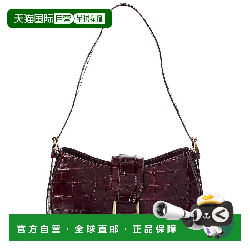 自营Persaman New York Adele Leather Shoulder Bag - brown 美