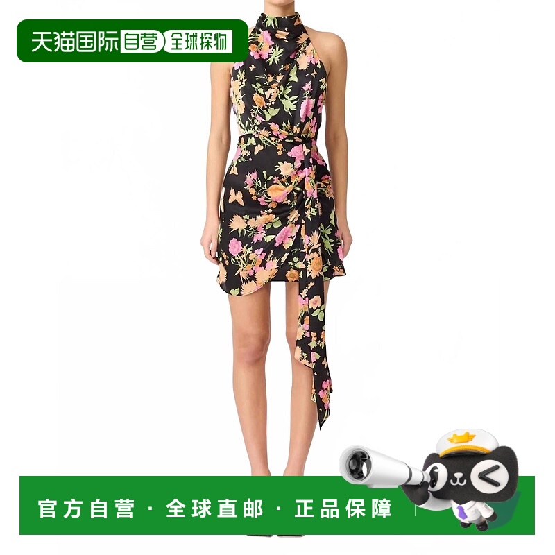 自营elliattTess Halter迷你连衣裙黑色多色黑色多色 美国奥莱直