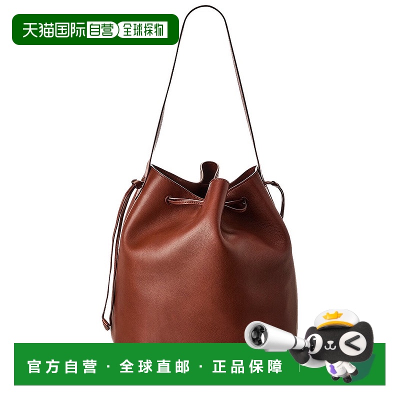 自营 The Row Belvedere 皮革水桶包 - 棕色 美国奥莱直发