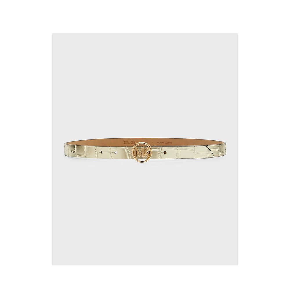 【美国直邮】Michael Kors|MK 字母与鳄鱼压纹 2 For 1 皮带