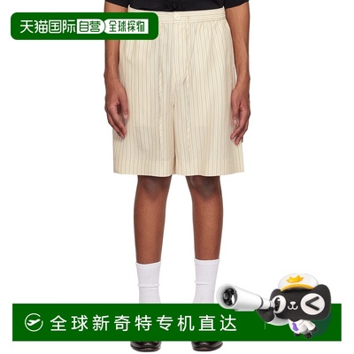 香港直邮潮奢 RÓhe 男士 米色 Loose Drawcord Silk 短裤 3143209