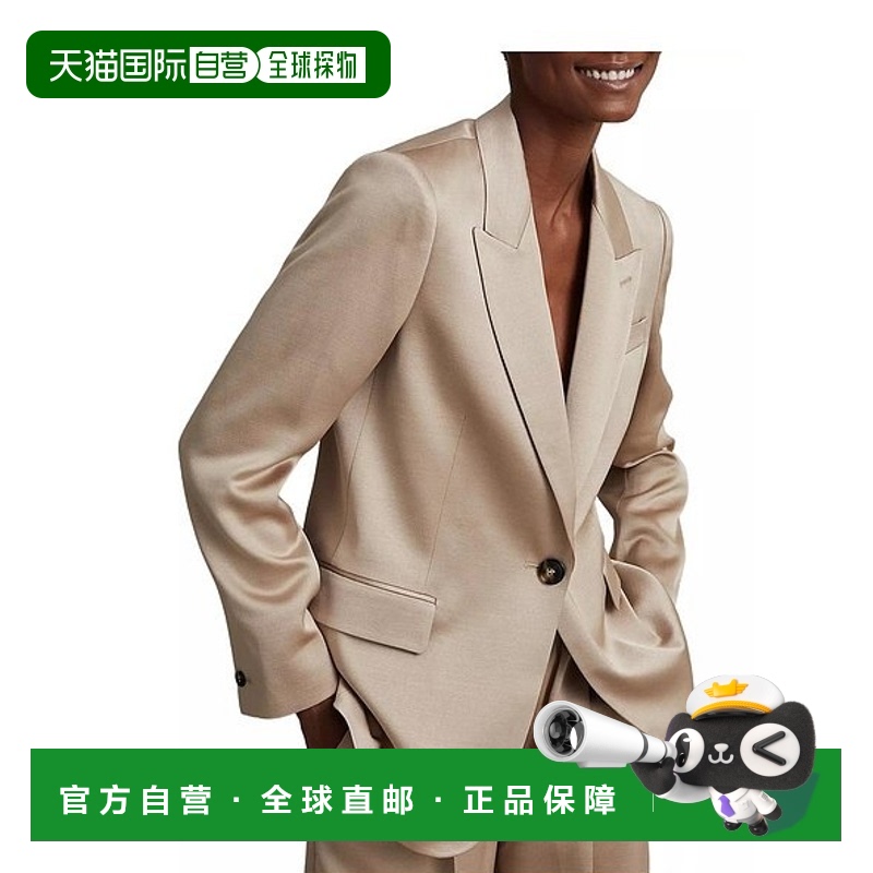 1h可退 【美国直邮】Reiss|Cole 缎面西装外套