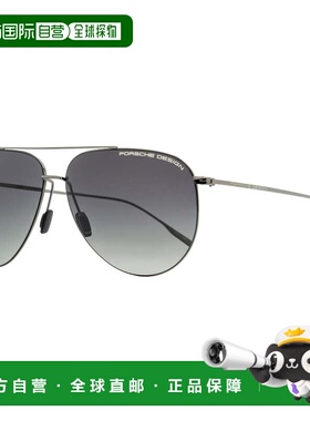 自营Porsche Design Men's Titanium Pilot Sunglasses P'8939 D