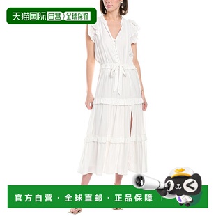 白色 自营 Midi连衣裙 token爱情象征Sadie 美国奥莱直发 love