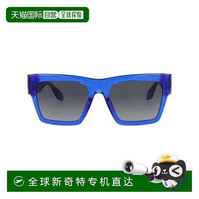 自营 just cavalliSquare-Frame Injection Sunglasses - blue bl