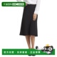 自营NYDJ迷笛裙 黑色 美国奥莱直发半身裙A字裙包臀裙长裙中长裙