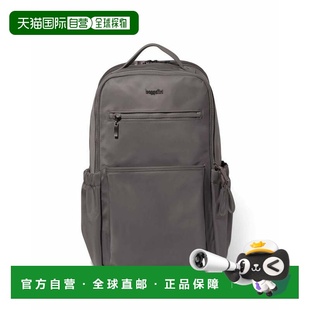 自营baggallini Tribeca Expandable Laptop Backpack - smoke tw