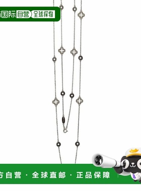 自营 Suzy Levian 纯银蓝宝石和钻石口音站项链 - 蓝色 美国奥莱