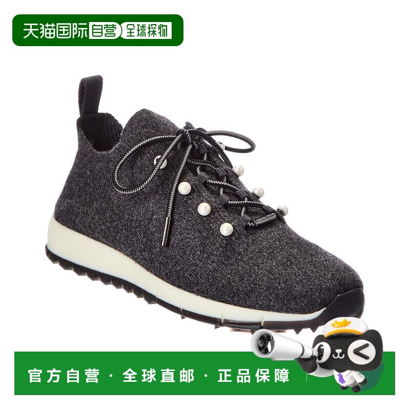 自营Jimmy Choo Veles Cashmere Sneaker - black 美国奥莱直发