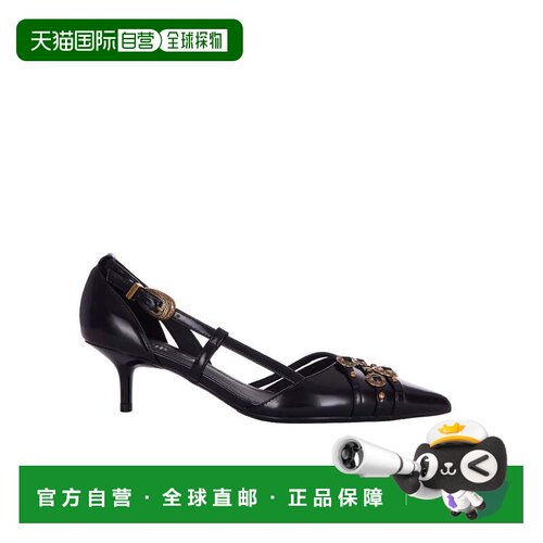 自营pinkoSlingback Pointed-Toe Shoes With Decorative Buckles