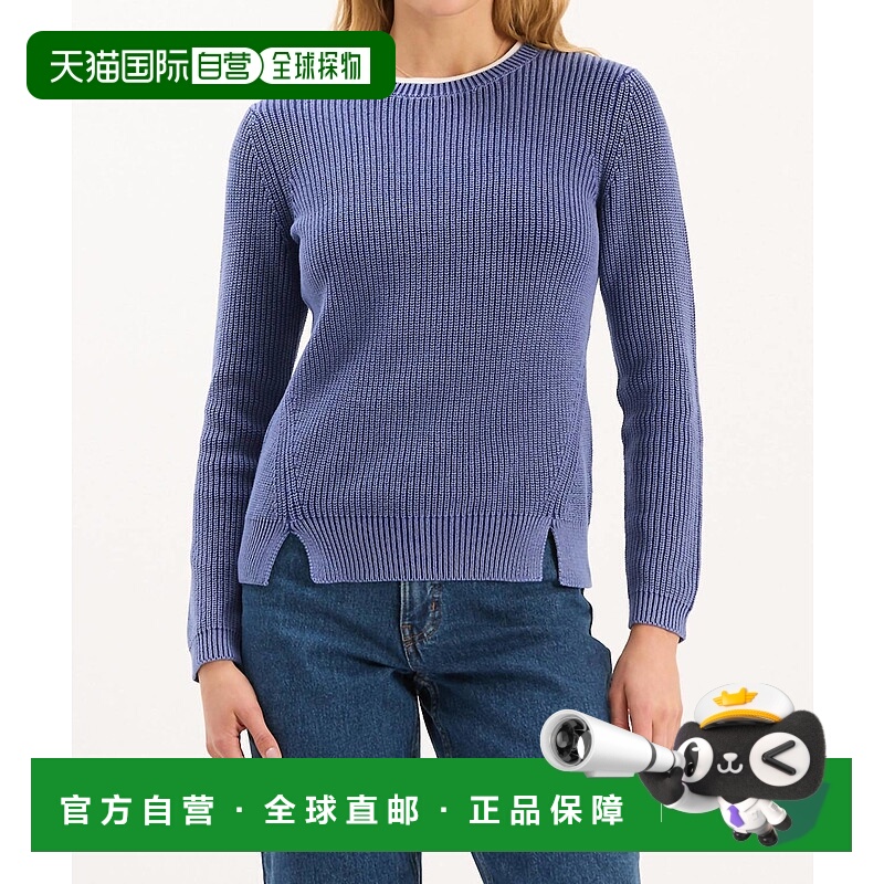 自营tyler boeMineral Wash Crew Neck Sweater In Navy - navy