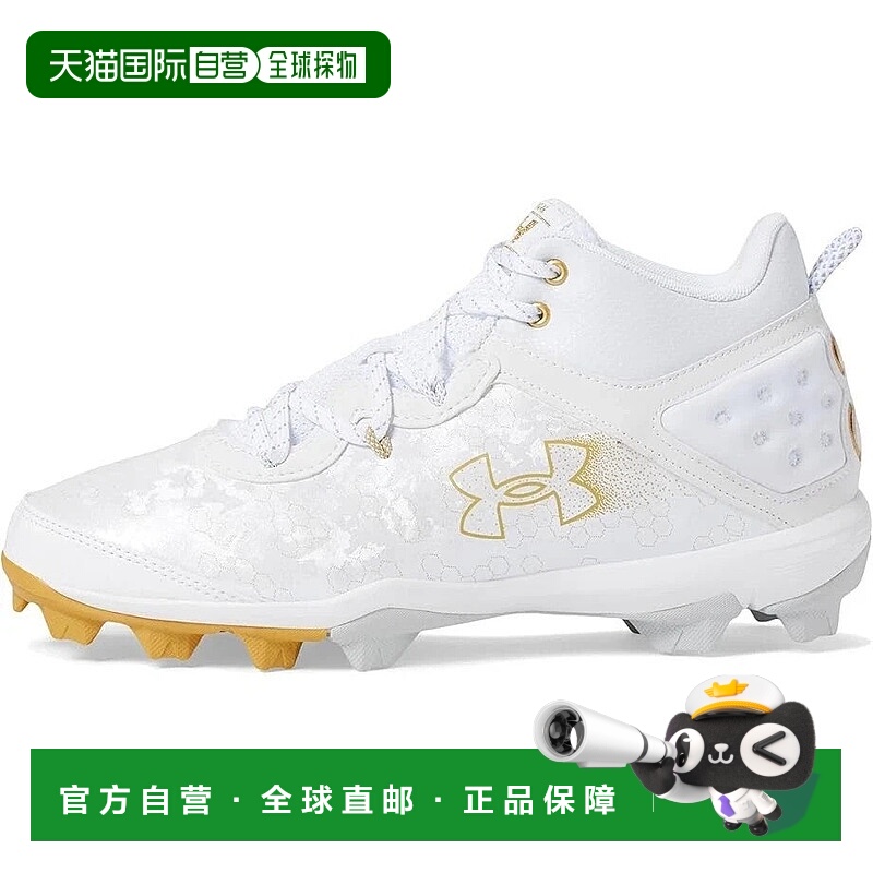 自营Under Armour Harper 8 Mid RM 3026592-100白色棒球鞋RHS544