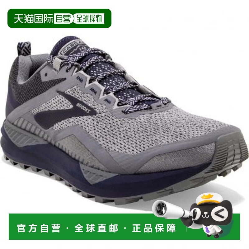 自营Brooks Cascadia 140310-2E-020 Sneakers Men Gray Trail Ru